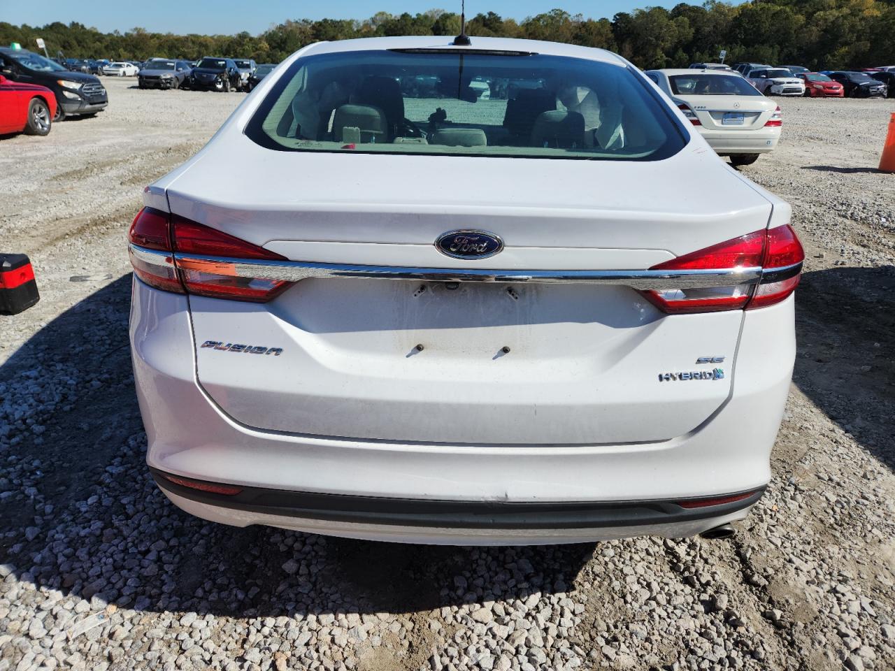 2017 Ford Fusion Se Hybrid VIN: 3FA6P0LU8HR278358 Lot: 91068665