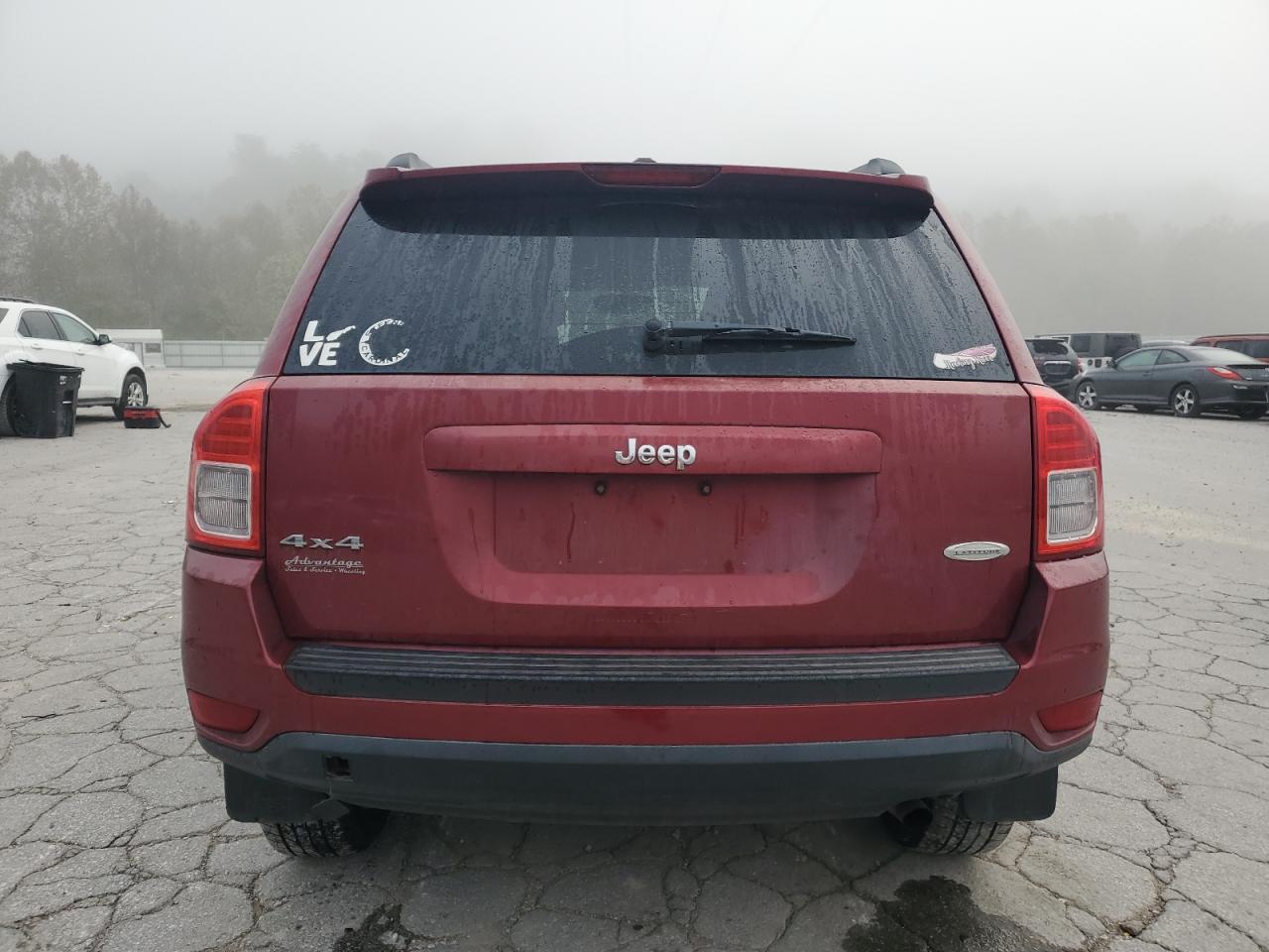 2012 Jeep Compass Latitude VIN: 1C4NJDEB6CD598631 Lot: 86445065