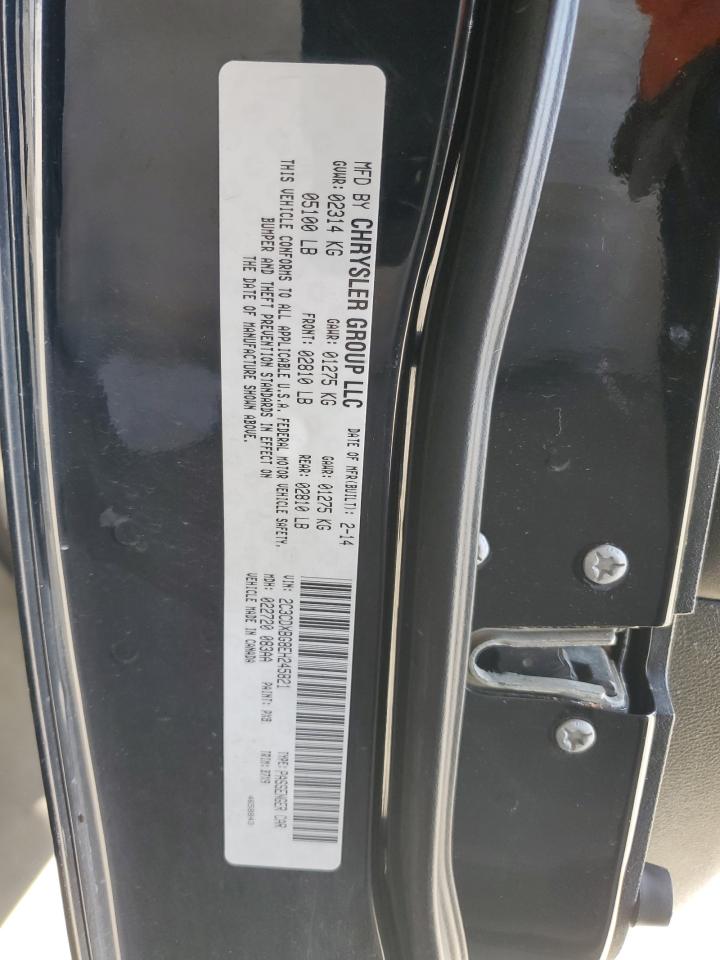 2014 Dodge Charger Se VIN: 2C3CDXBG8EH245821 Lot: 85829065