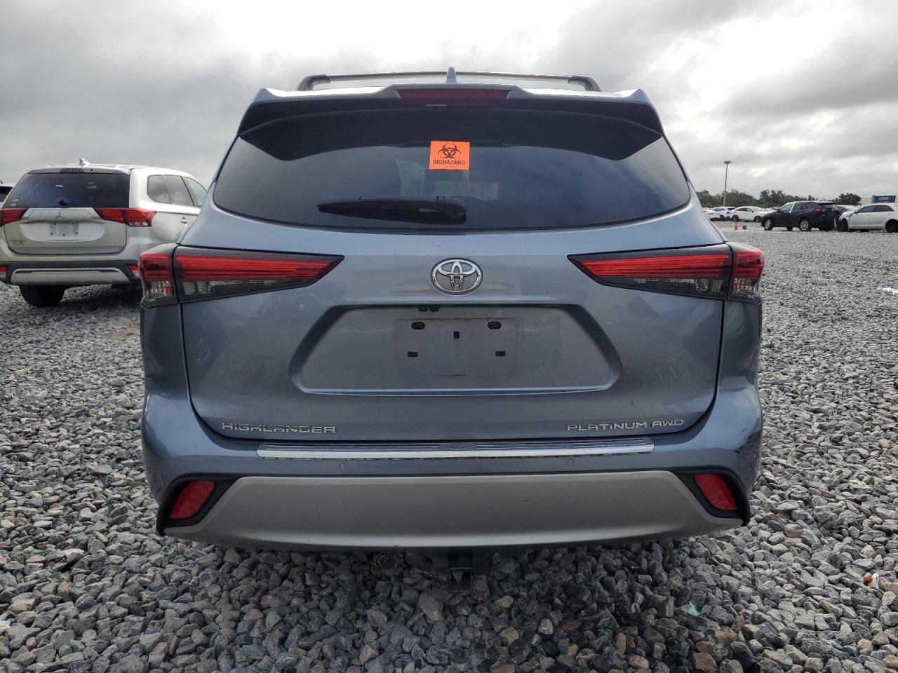 2021 Toyota Highlander Platinum VIN: 5TDFZRBH5MS103408 Lot: 86322085