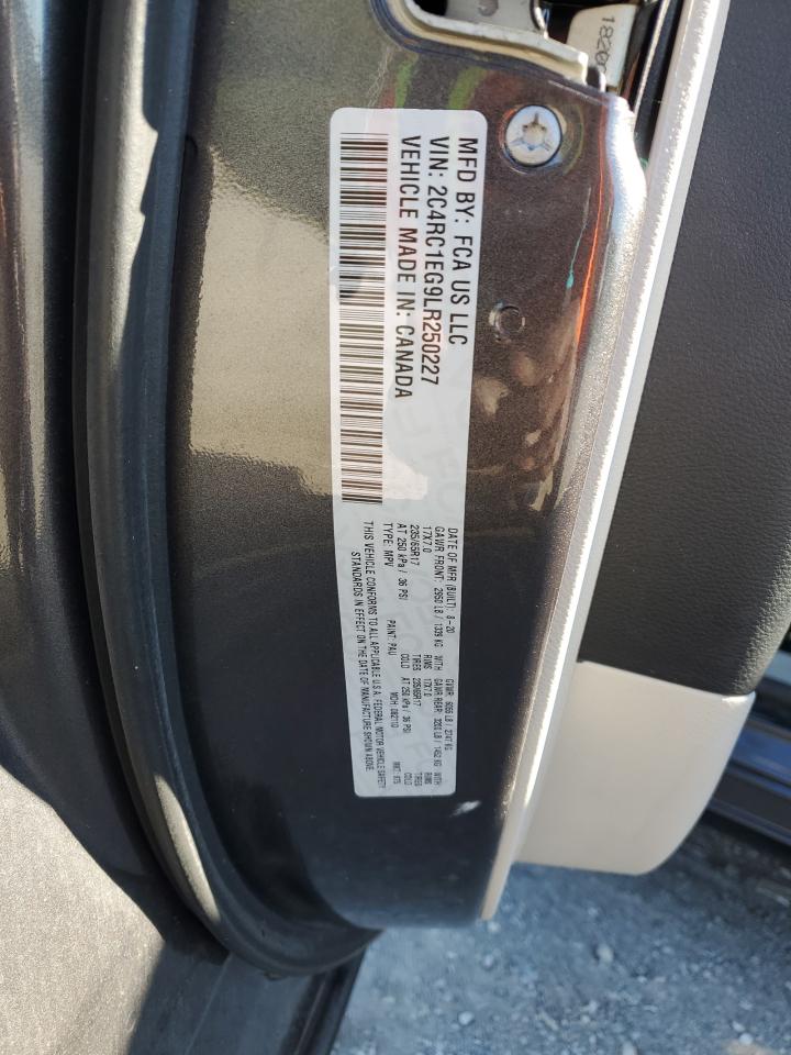 2020 Chrysler Pacifica Touring L Plus VIN: 2C4RC1EG9LR250227 Lot: 89877355