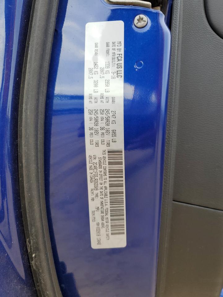 2018 Chrysler Pacifica Touring Plus VIN: 2C4RC1FG5JR263309 Lot: 84960775