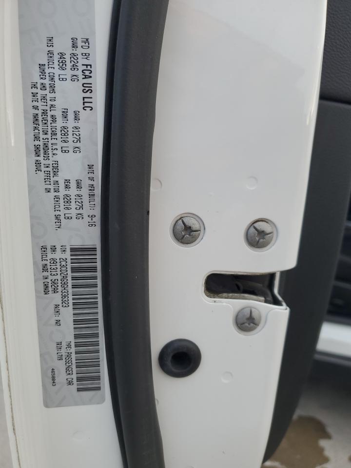 2016 Dodge Challenger Sxt VIN: 2C3CDZAG9GH336323 Lot: 85952765