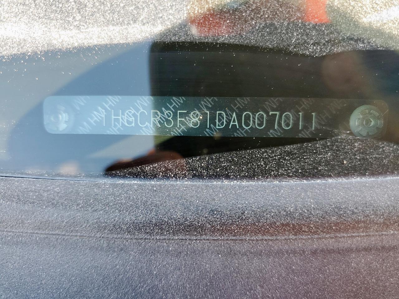 2013 Honda Accord Exl VIN: 1HGCR3F81DA007011 Lot: 85780865