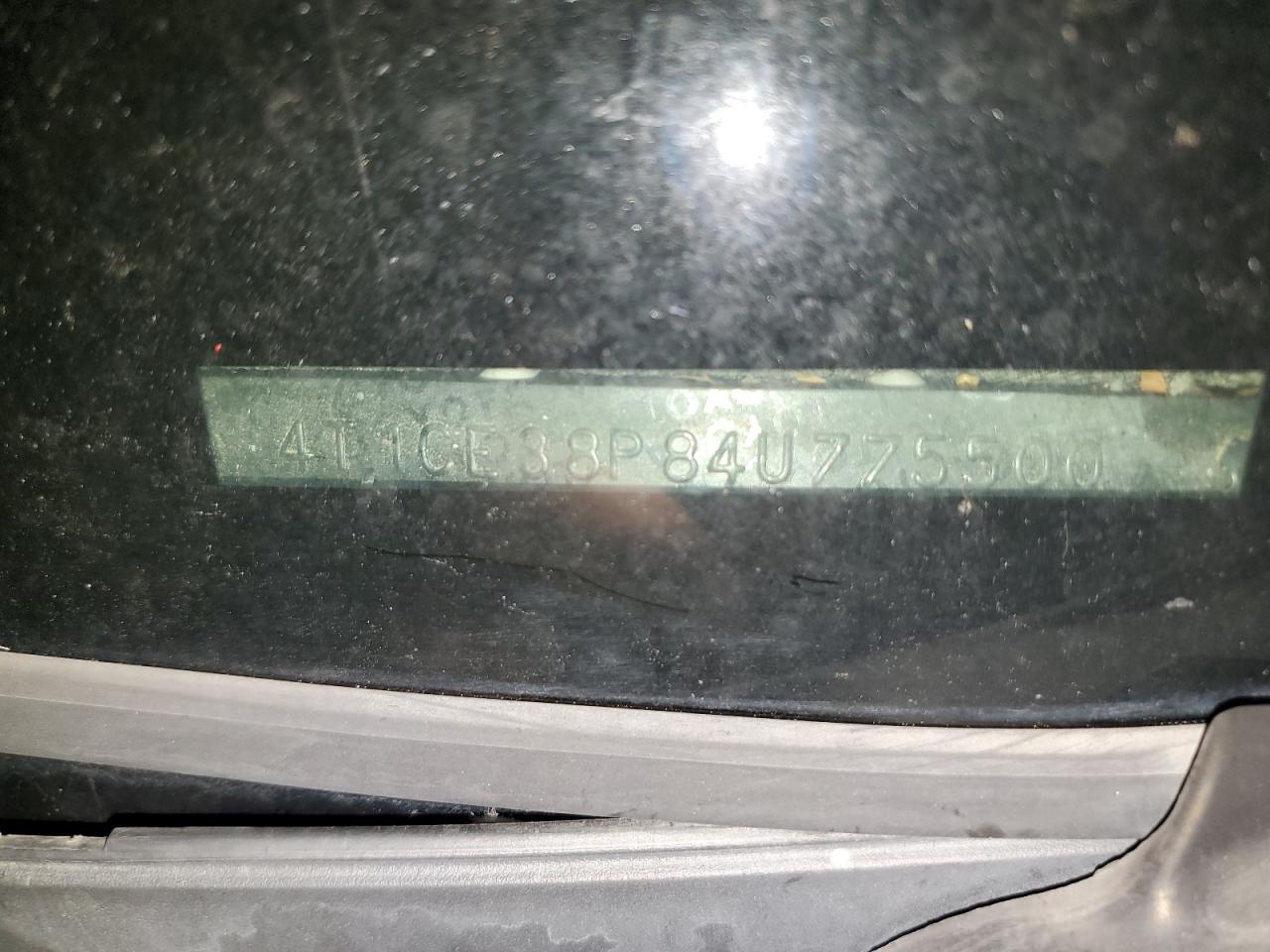 2004 Toyota Camry Solara Se VIN: 4T1CE38P84U775500 Lot: 85060735