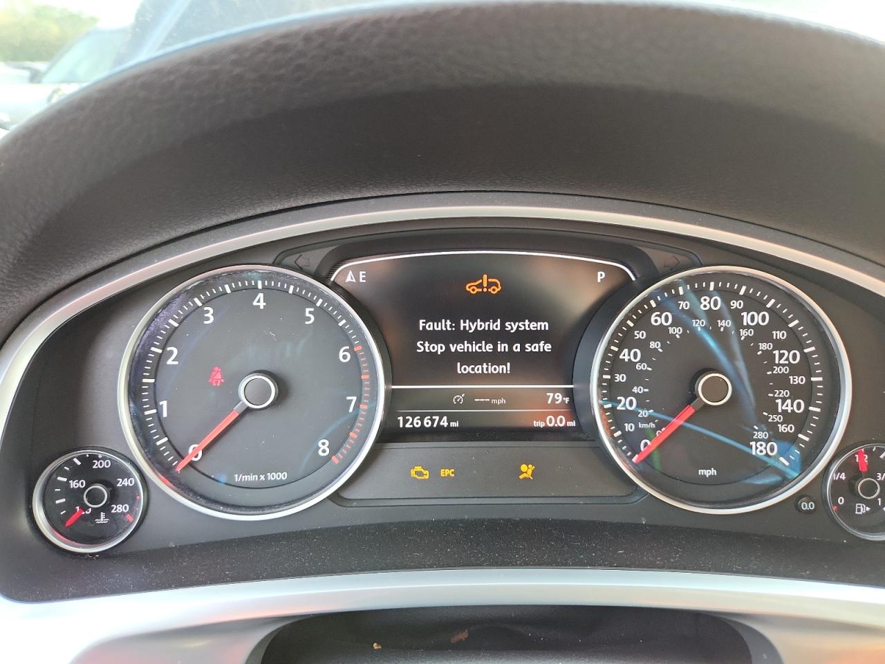 2012 Volkswagen Touareg Hybrid VIN: WVGFG9BP5CD004543 Lot: 81969945