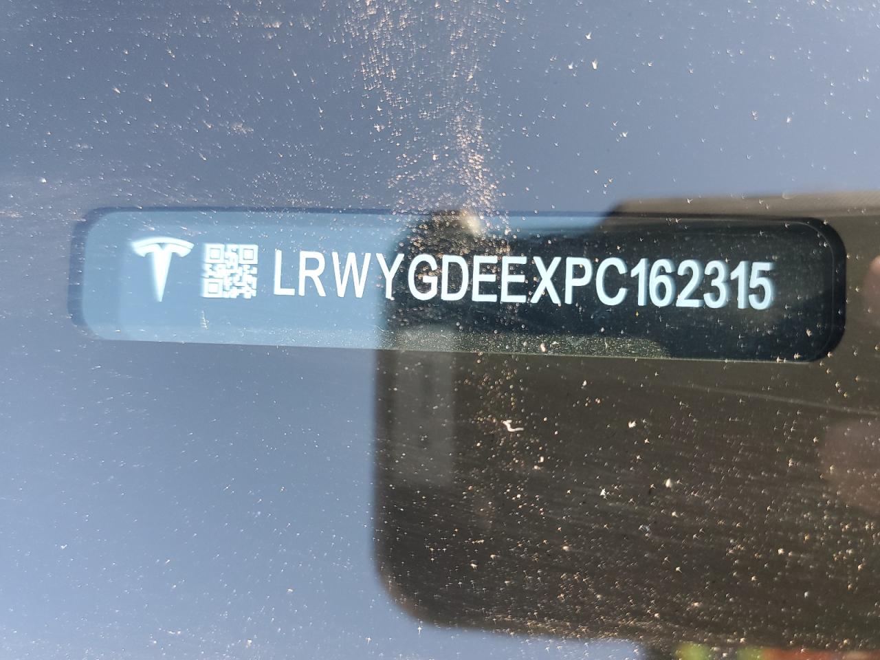 2023 Tesla Model Y VIN: LRWYGDEEXPC162315 Lot: 81654395