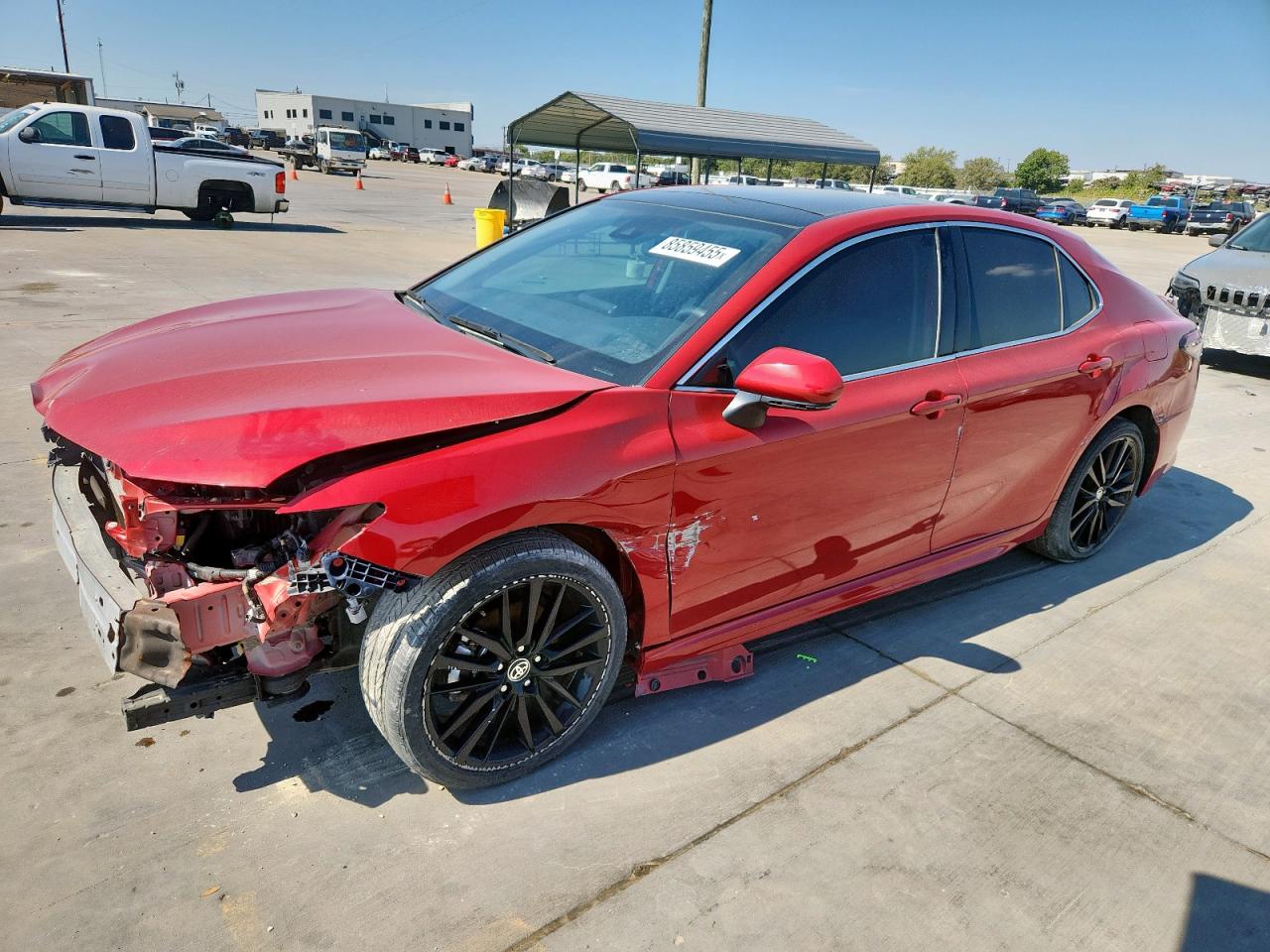 2022 Toyota Camry Xse red null gas 4T1K61AK1NU071765 photo #1