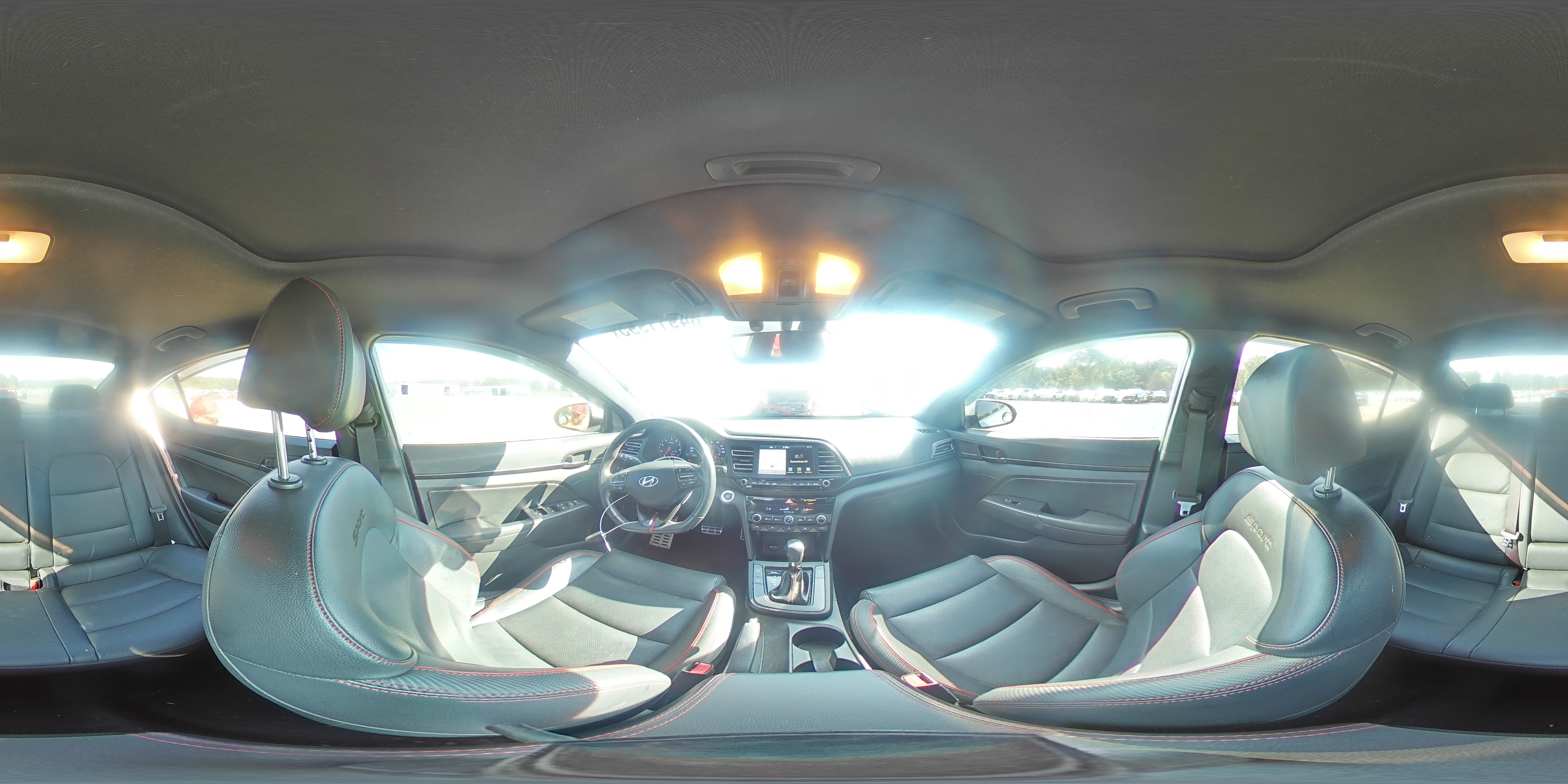 2019 Hyundai Elantra Sport VIN: KMHD04LB0KU817661 Lot: 84911995