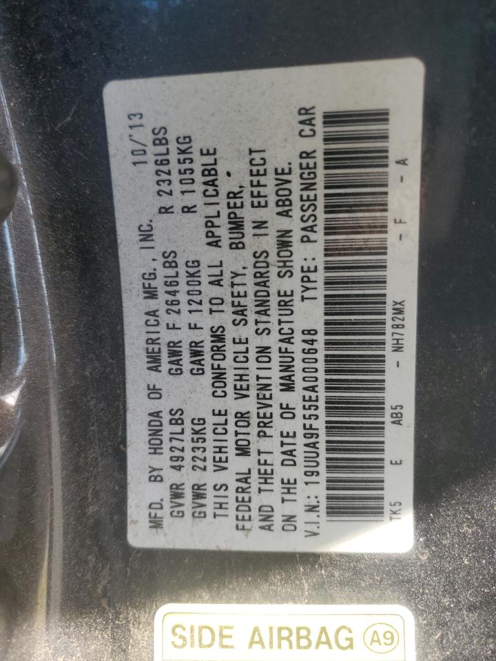 2014 Acura Tl Tech VIN: 19UUA9F55EA000648 Lot: 90084445