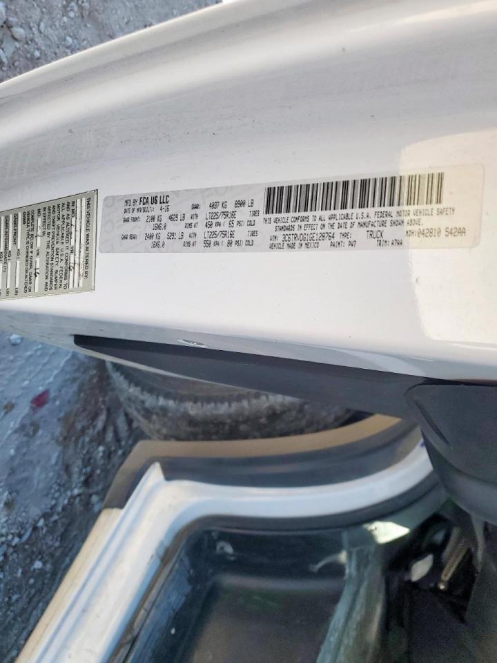 2016 Ram Promaster 2500 Delivery Van VIN: 3C6TRVDG1GE128764 Lot: 90095435