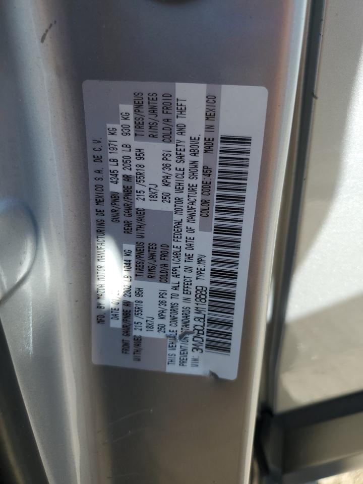 2020 Mazda Cx-30 Select VIN: 3MVDMBCL8LM118689 Lot: 84896125