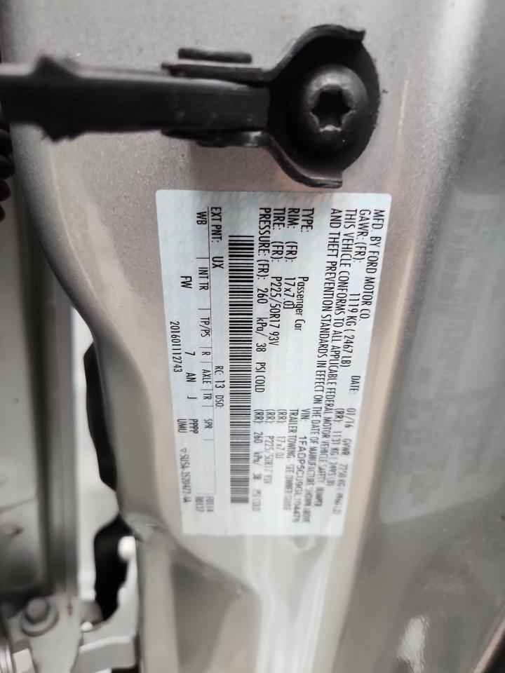 2016 Ford C-Max Premium Sel VIN: 1FADP5CU9GL104476 Lot: 85896055