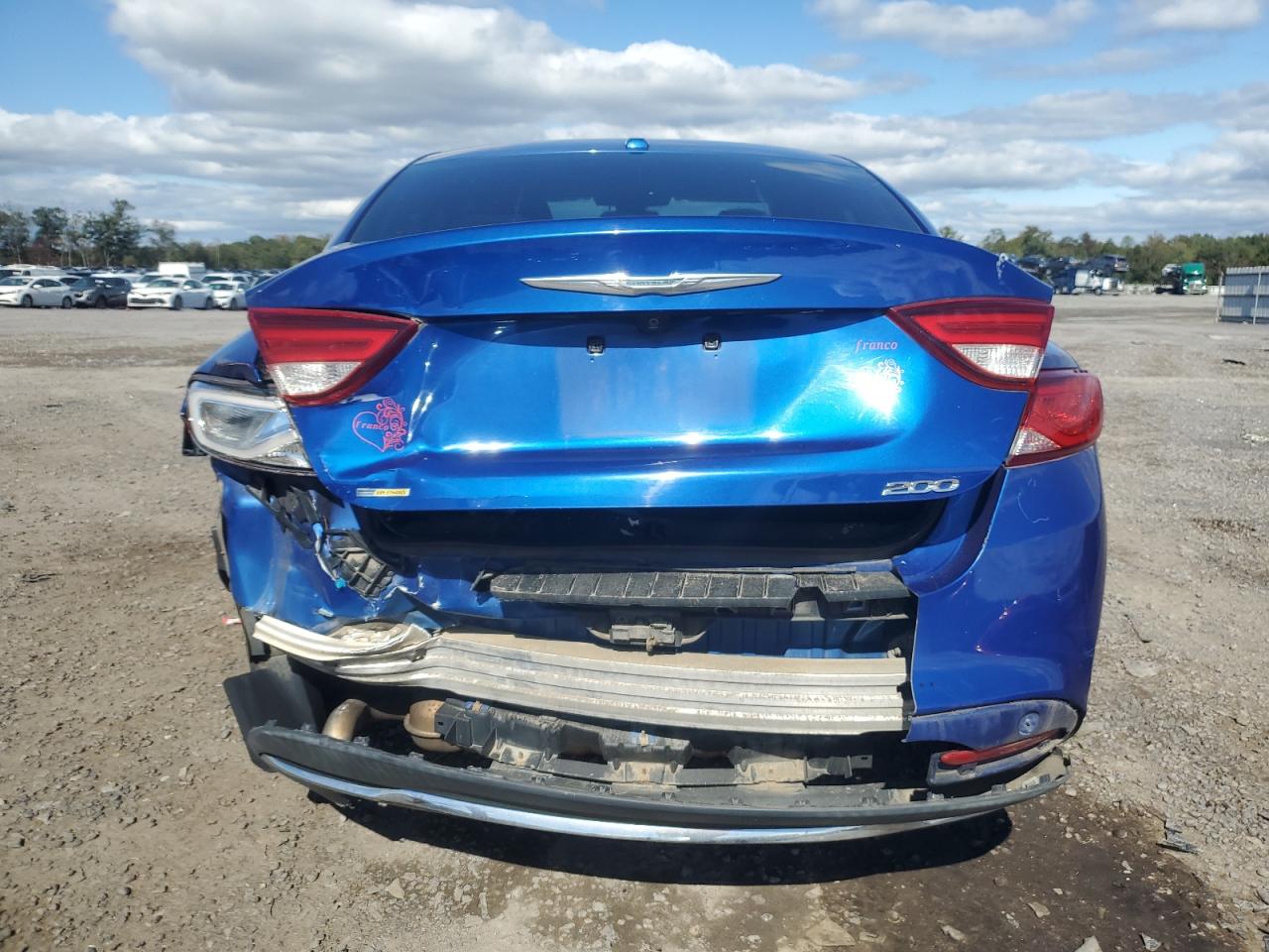 2015 Chrysler 200 Limited VIN: 1C3CCCAB3FN644825 Lot: 85735875