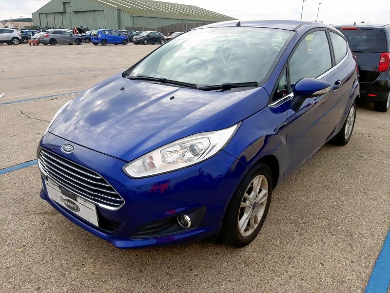 2015 FORD FIESTA 1.25 82 ZETEC 3DR for sale at Copart NEWBURY