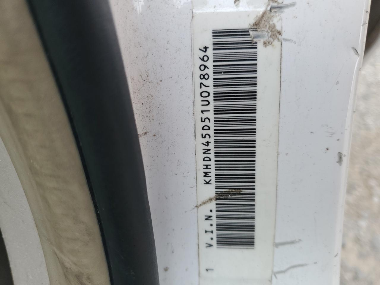 2001 Hyundai Elantra Gls VIN: KMHDN45D51U078964 Lot: 82262325