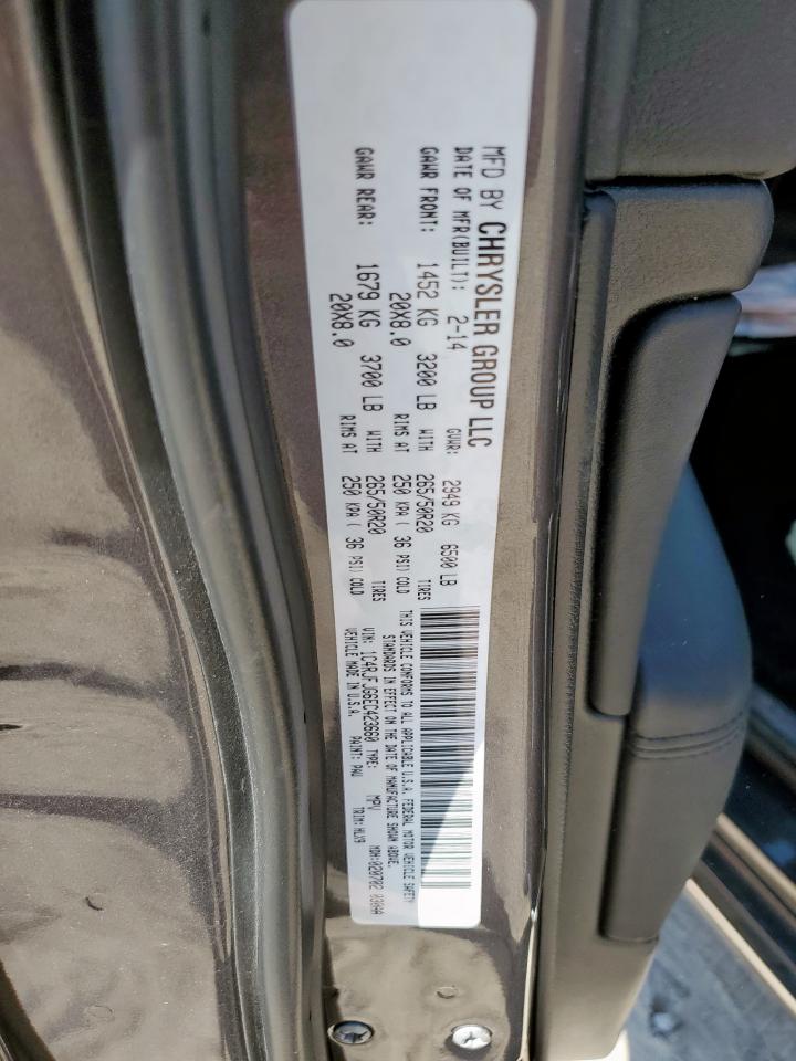 2014 Jeep Grand Cherokee Summit VIN: 1C4RJFJG6EC423660 Lot: 85366275