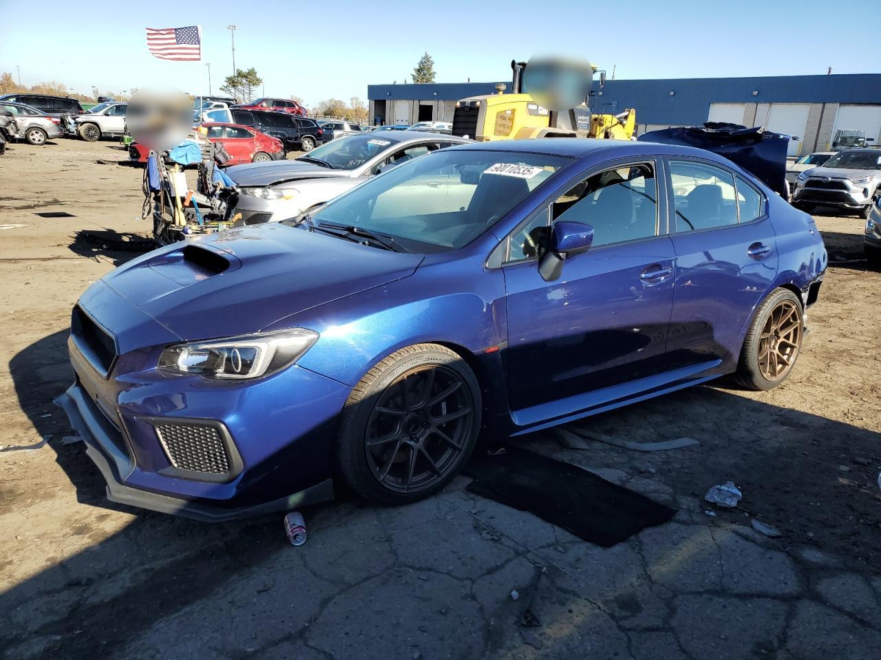 2019 SUBARU WRX BLUE VIN: JF1VA1A67K9801928
