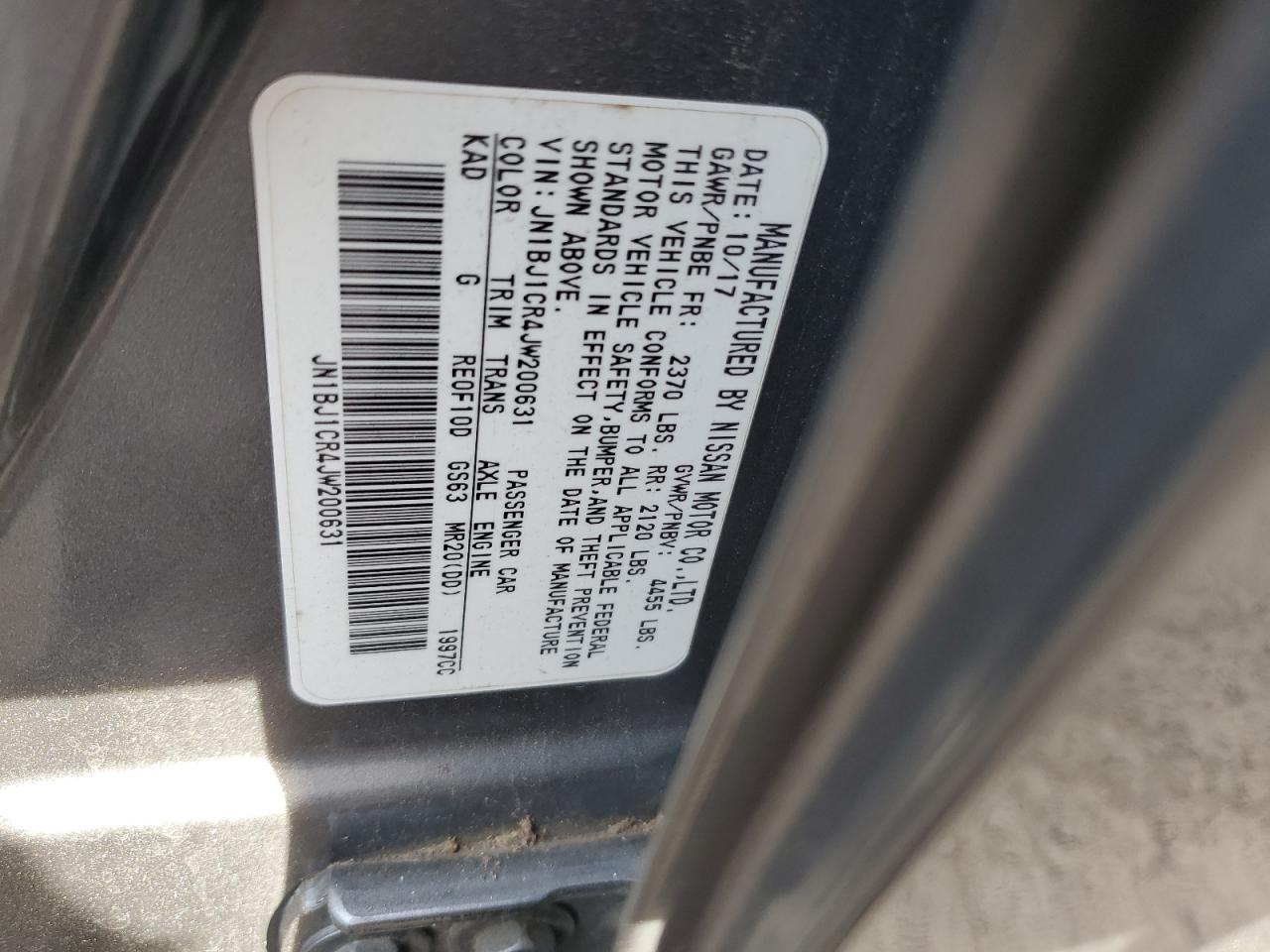 2018 Nissan Rogue Sport S VIN: JN1BJ1CR4JW200631 Lot: 84816765