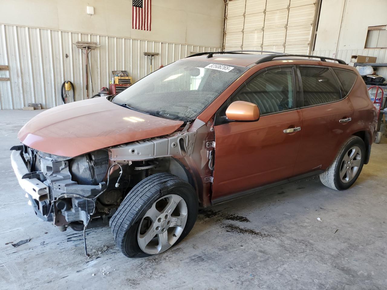 NISSAN MURANO 2004. Lot# 82506265. VIN JN8AZ08T84W226481. Photo 1