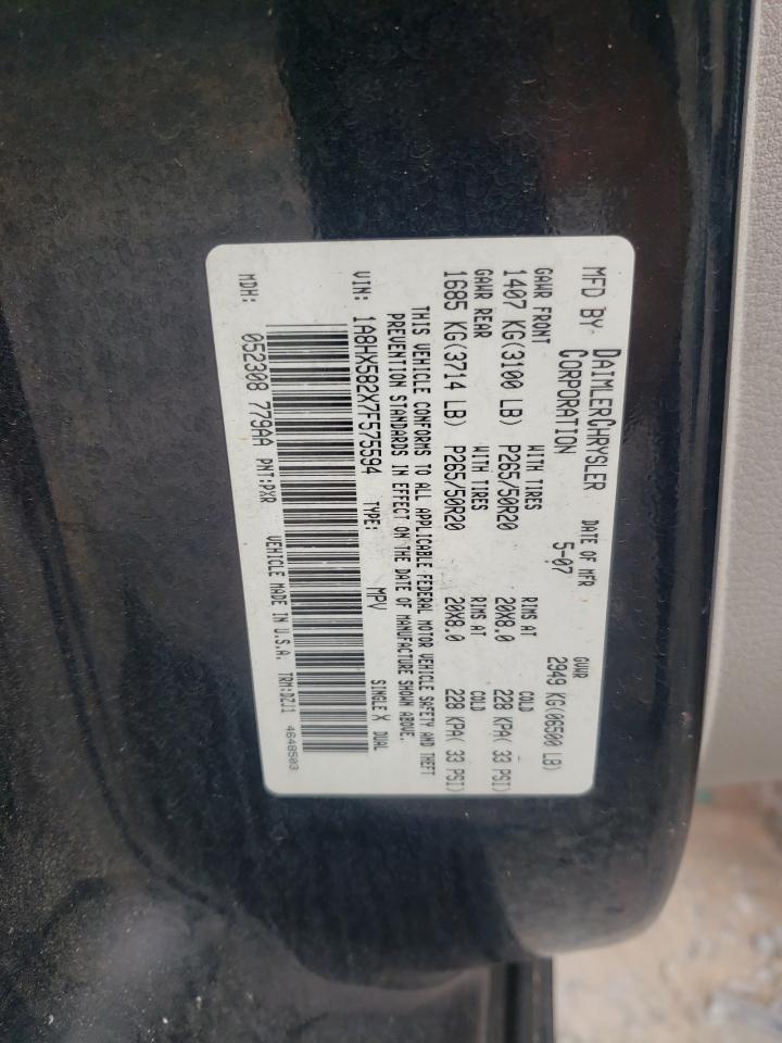 2007 Chrysler Aspen Limited VIN: 1A8HX582X7F575594 Lot: 85181625