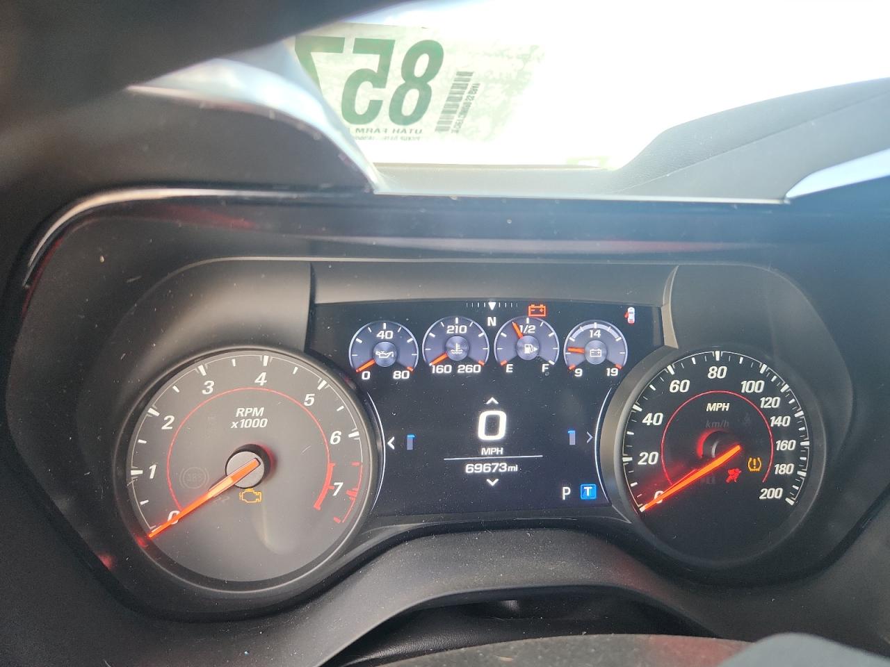 2020 Chevrolet Camaro Ss VIN: 1G1FH1R71L0124039 Lot: 85747805