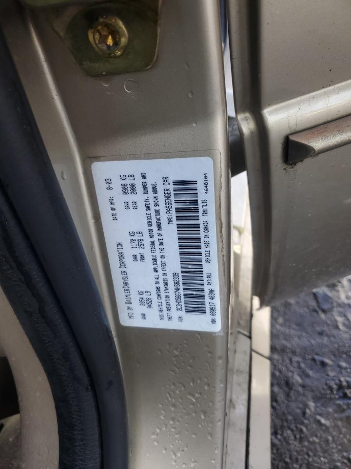 2004 Chrysler Concorde Limited VIN: 2C3HD56G74H682339 Lot: 84947105