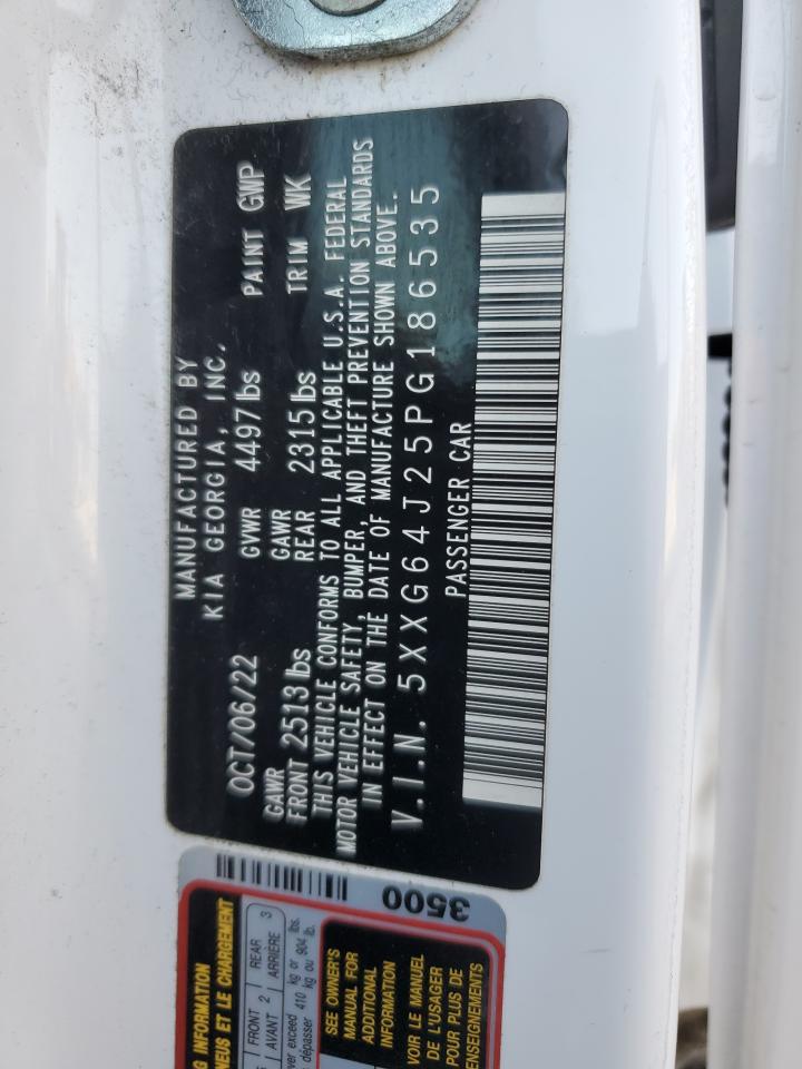 2023 Kia K5 Gt Line VIN: 5XXG64J25PG186535 Lot: 82616865