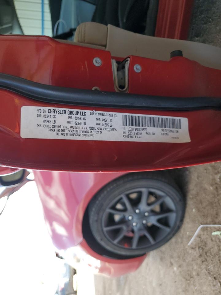 2013 Dodge Dart Sxt VIN: 1C3CDFBA3DD298766 Lot: 84616945