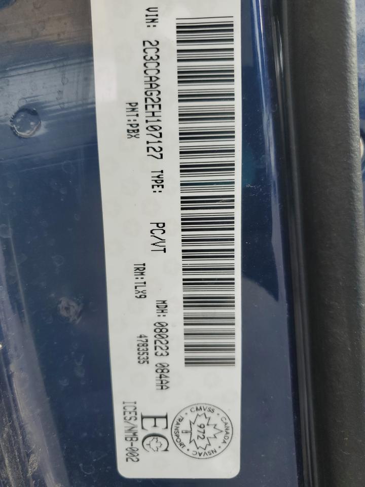 2014 Chrysler 300 VIN: 2C3CCAAG2EH107127 Lot: 86461395