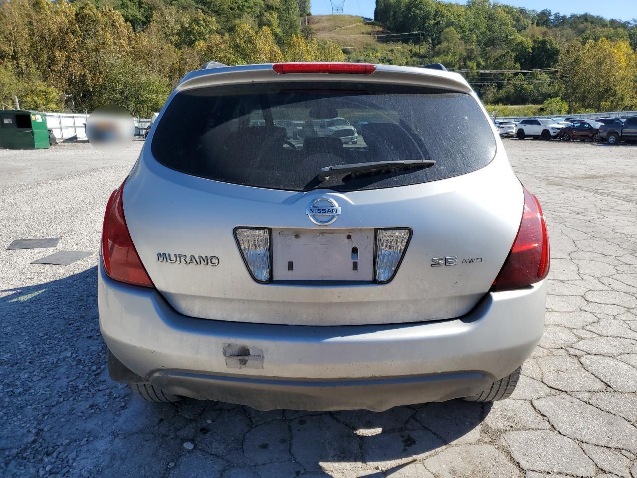2004 Nissan Murano Sl VIN: JN8AZ08W54W325687 Lot: 85844355