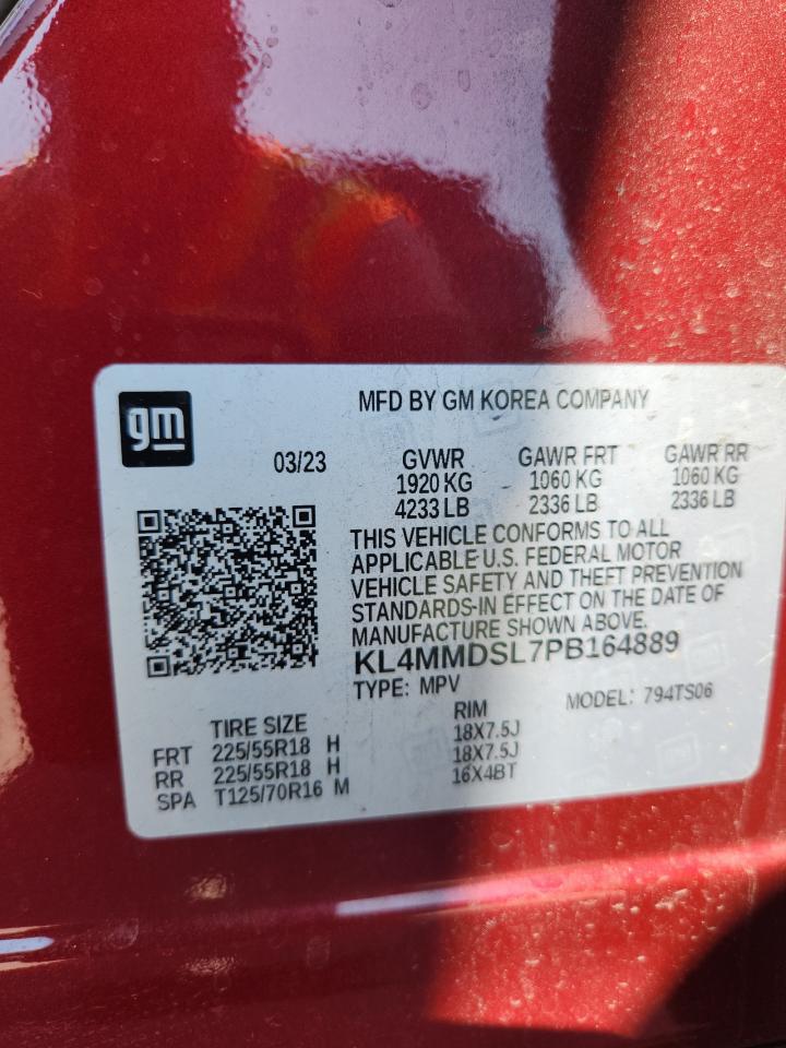 2023 Buick Encore Gx Select VIN: KL4MMDSL7PB164889 Lot: 90352825