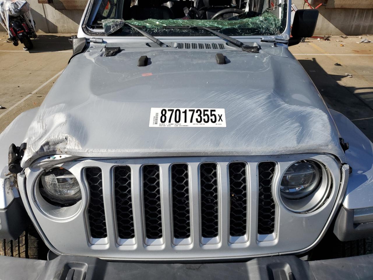 2022 Jeep Gladiator Overland VIN: 1C6HJTFG7NL161576 Lot: 87017355