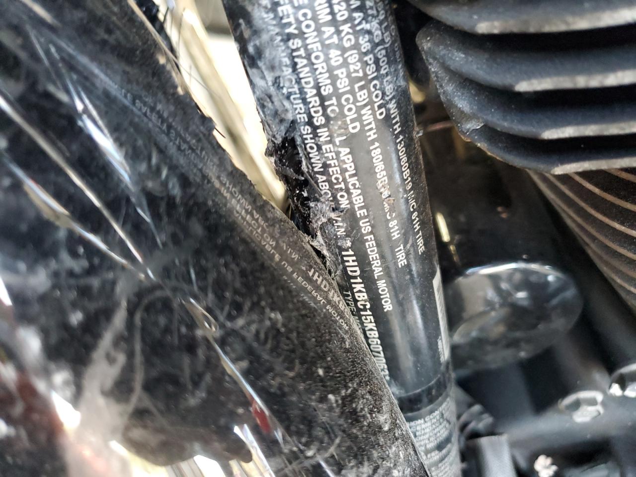 2019 Harley-Davidson Flhx VIN: 1HD1KBC15KB607063 Lot: 85858225