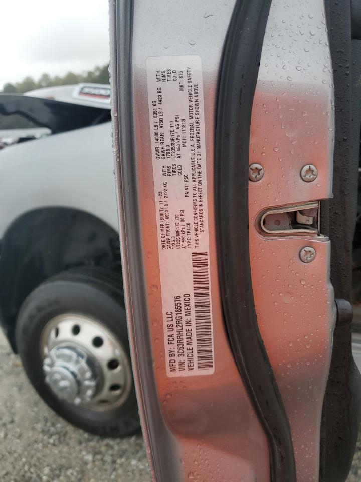 2024 Ram 3500 Big Horn VIN: 3C63RRHL2RG185576 Lot: 89857905