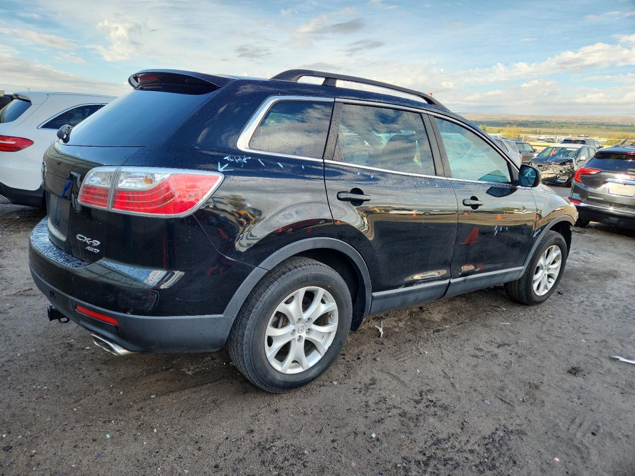 2012 Mazda Cx-9 black suv gas JM3TB3BA0C0352697 photo #4