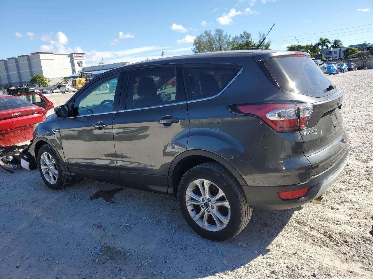 2017 Ford Escape Se grey suv gas 1FMCU9GD3HUC39198 photo #3