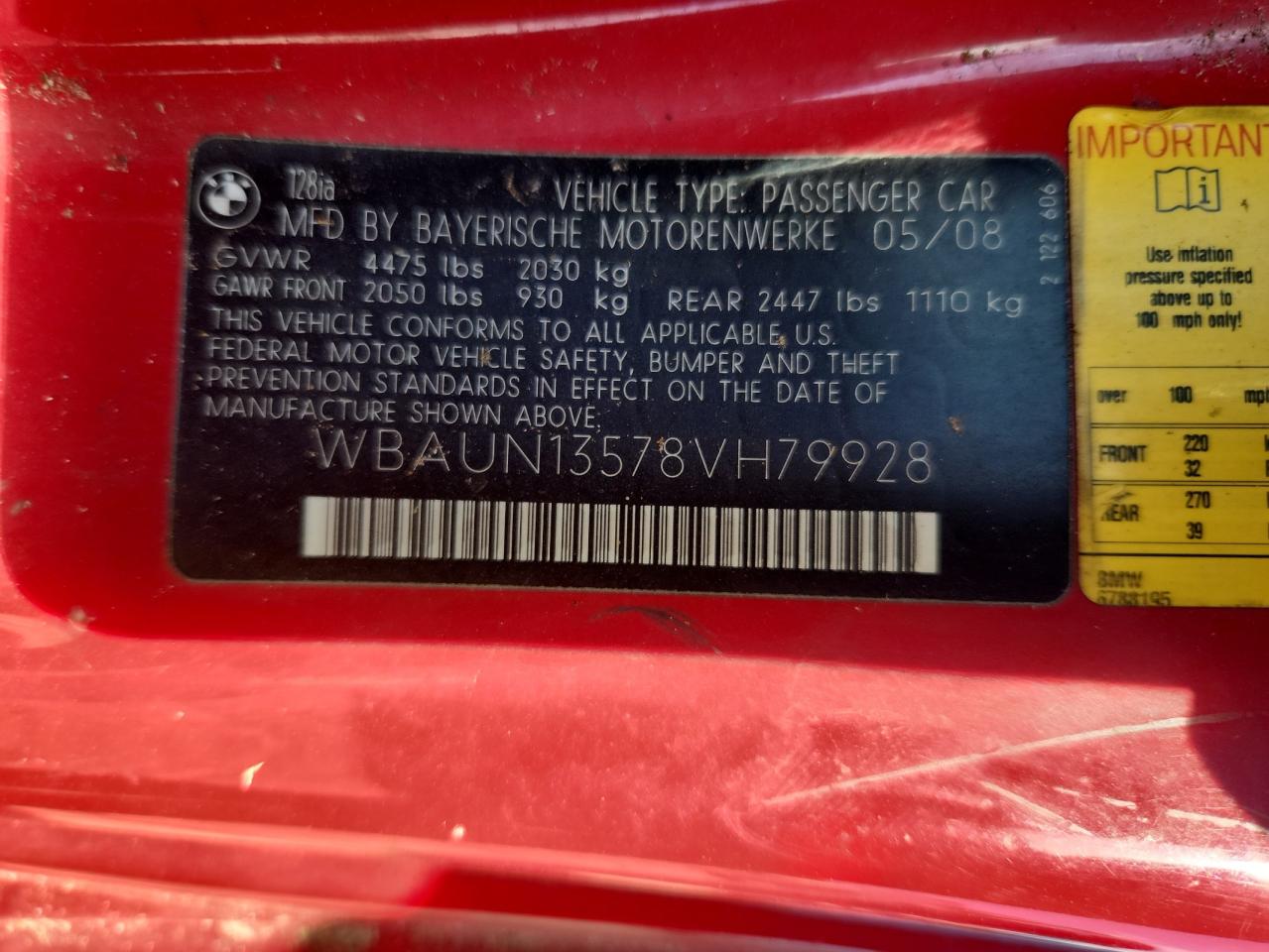 I (E81/E82/E87/E88) I (E81/E82/E87/E88)