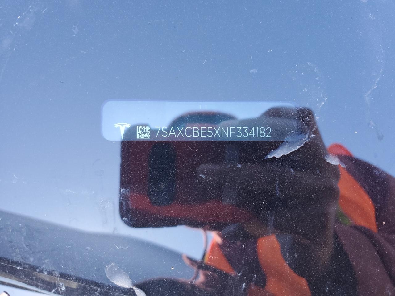 2022 Tesla Model X VIN: 7SAXCBE5XNF334182 Lot: 86222045