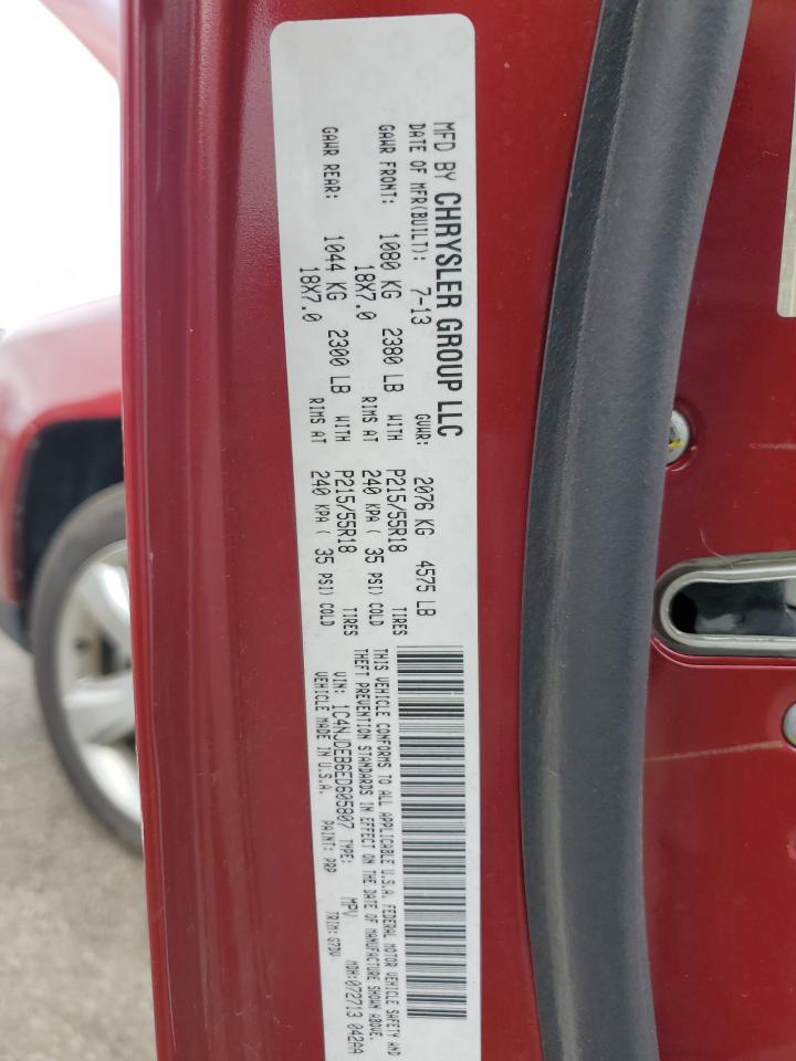 2014 Jeep Compass Latitude VIN: 1C4NJDEB6ED605807 Lot: 84593775