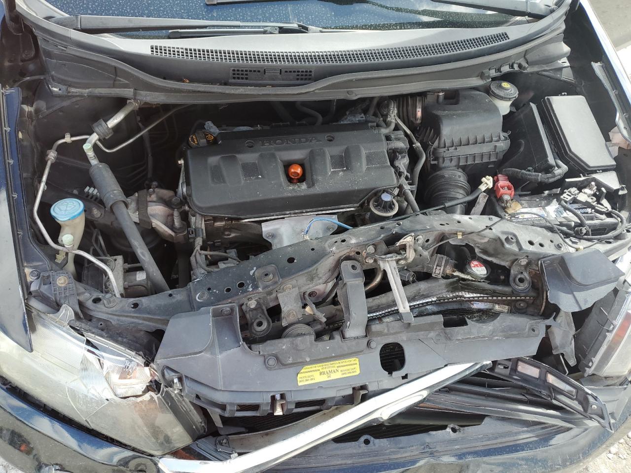 2012 Honda Civic Lx VIN: 19XFB2F53CE092185 Lot: 85080635