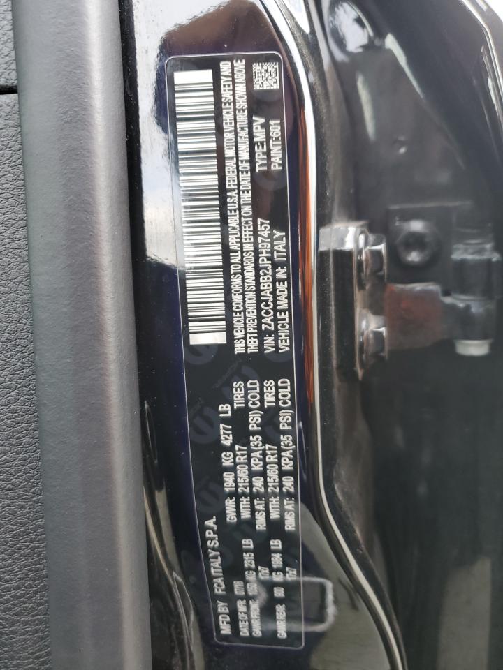 2018 Jeep Renegade Latitude VIN: ZACCJABB2JPH97457 Lot: 84994015