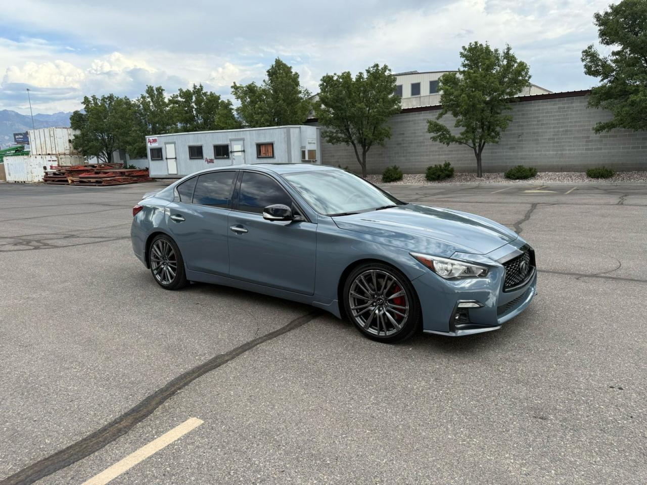 2021 Infiniti Q50 Red Sport 400 turquoise null gas JN1FV7DR0MM880468 photo #1