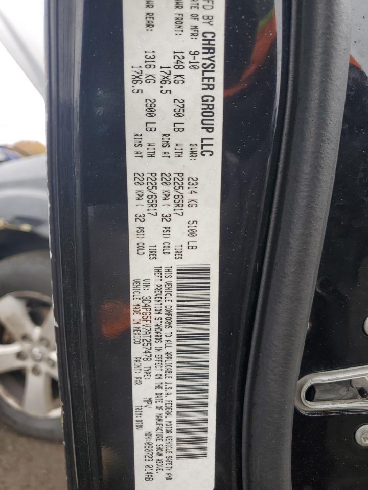 2010 Dodge Journey Sxt VIN: 3D4PG5FV7AT257478 Lot: 90417865