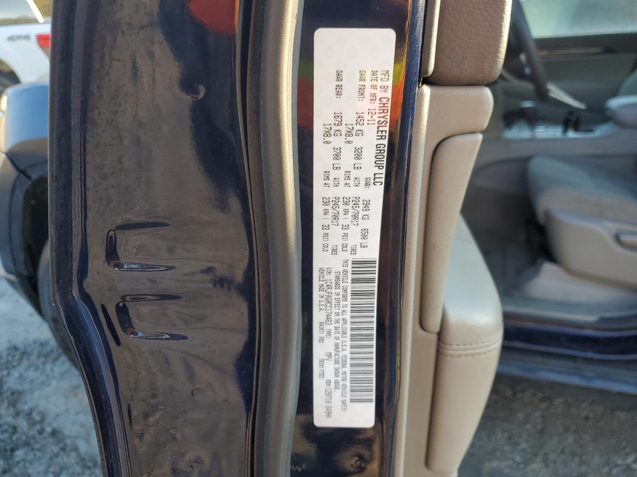 2012 Jeep Grand Cherokee Laredo VIN: 1C4RJFAG0CC174463 Lot: 90459235