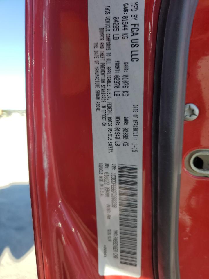 2015 Dodge Dart Gt VIN: 1C3CDFEB6FD266238 Lot: 89564635