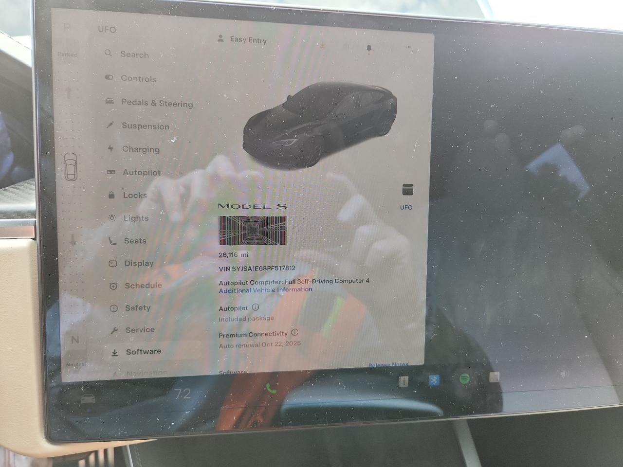 2023 Tesla Model S VIN: 5YJSA1E68PF517812 Lot: 81990895