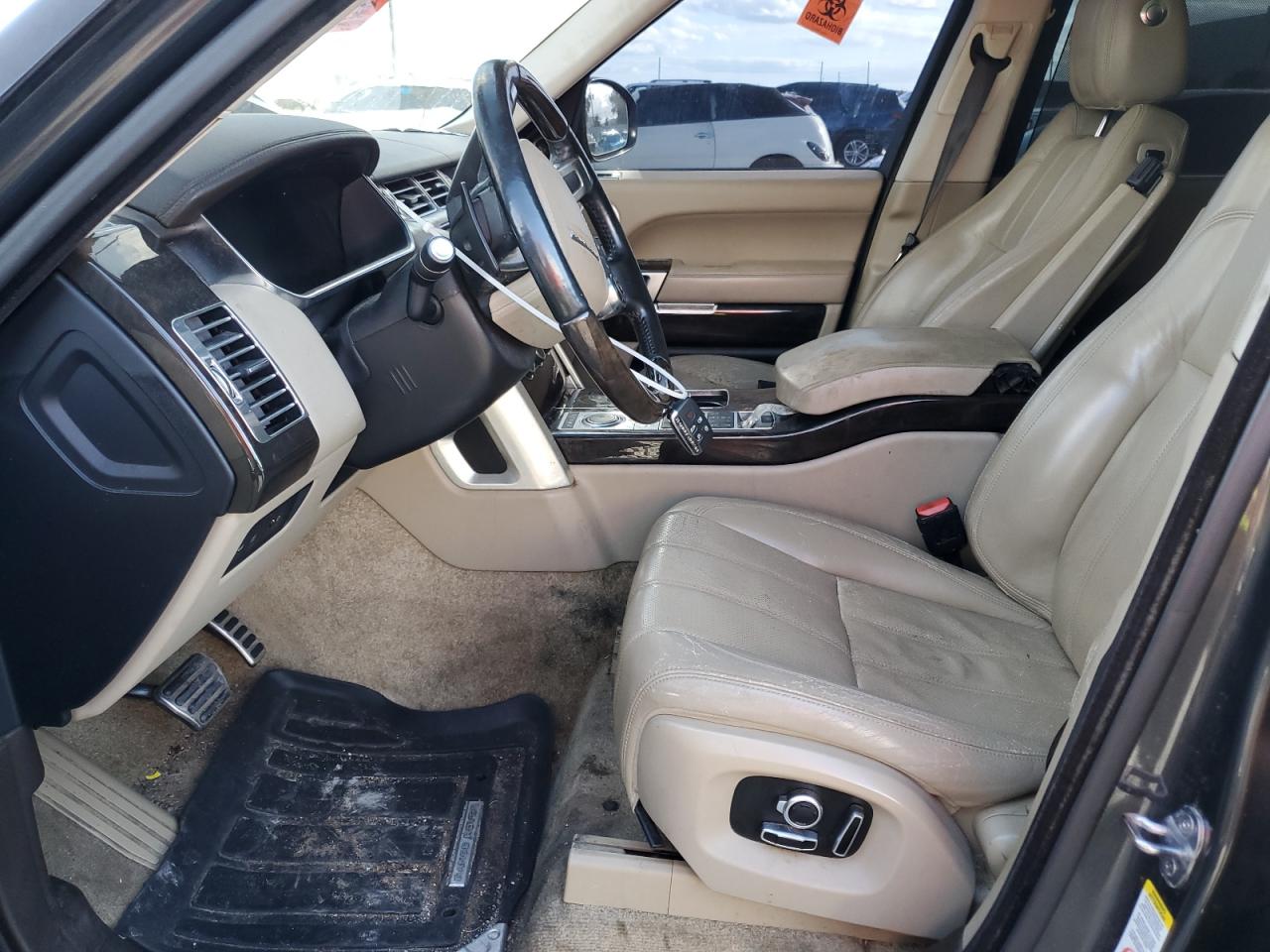 2016 Land Rover Range Rover Supercharged VIN: SALGS3EF2GA252000 Lot: 87271075