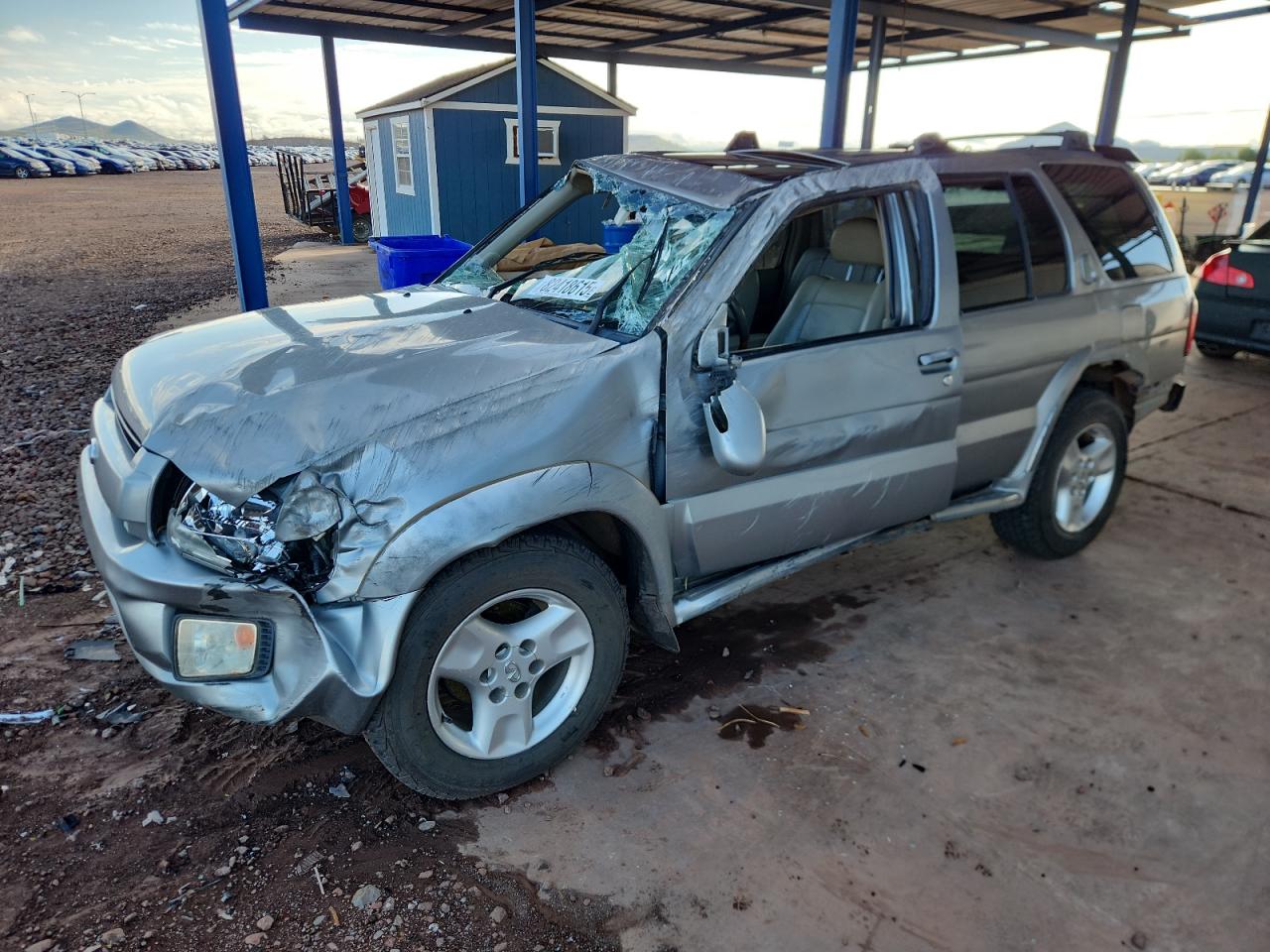 INFINITI QX4 2001. Lot# 82418615. VIN JNRDR07Y71W109332. Photo 1