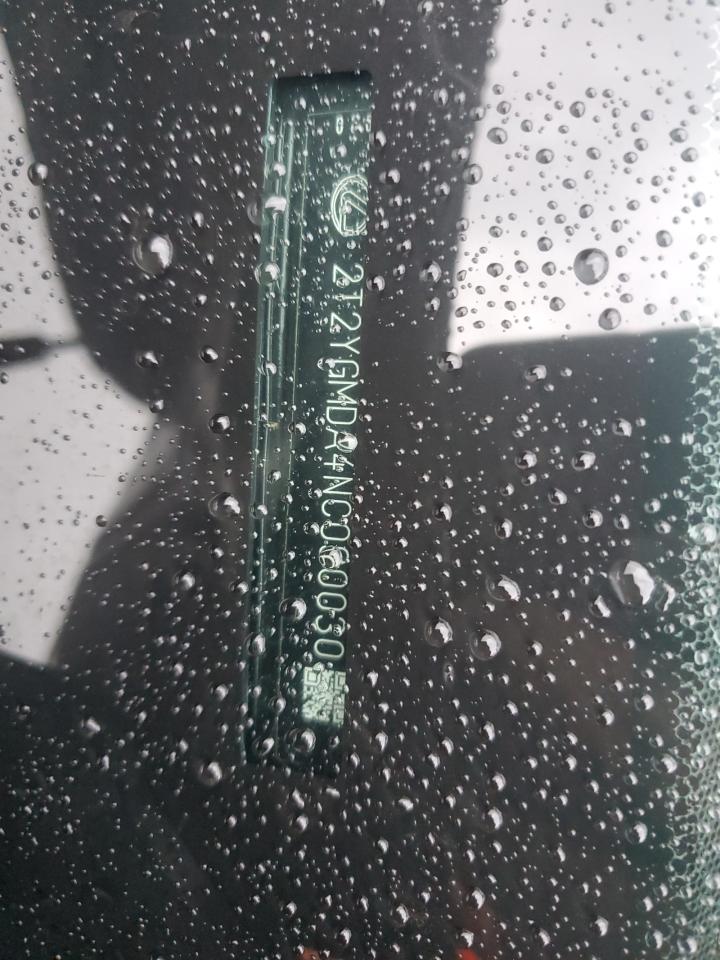 2022 Lexus Rx 450H F Sport VIN: 2T2YGMDA4NC090030 Lot: 89687845